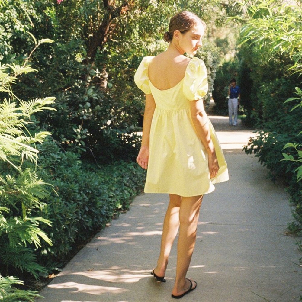 Ciao Lucia Delfina Dress in Light Yellow